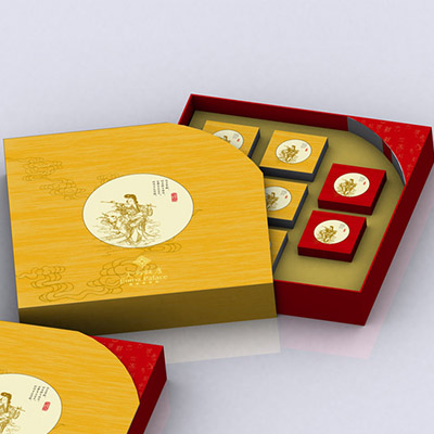 创意月饼木盒包装设计定制