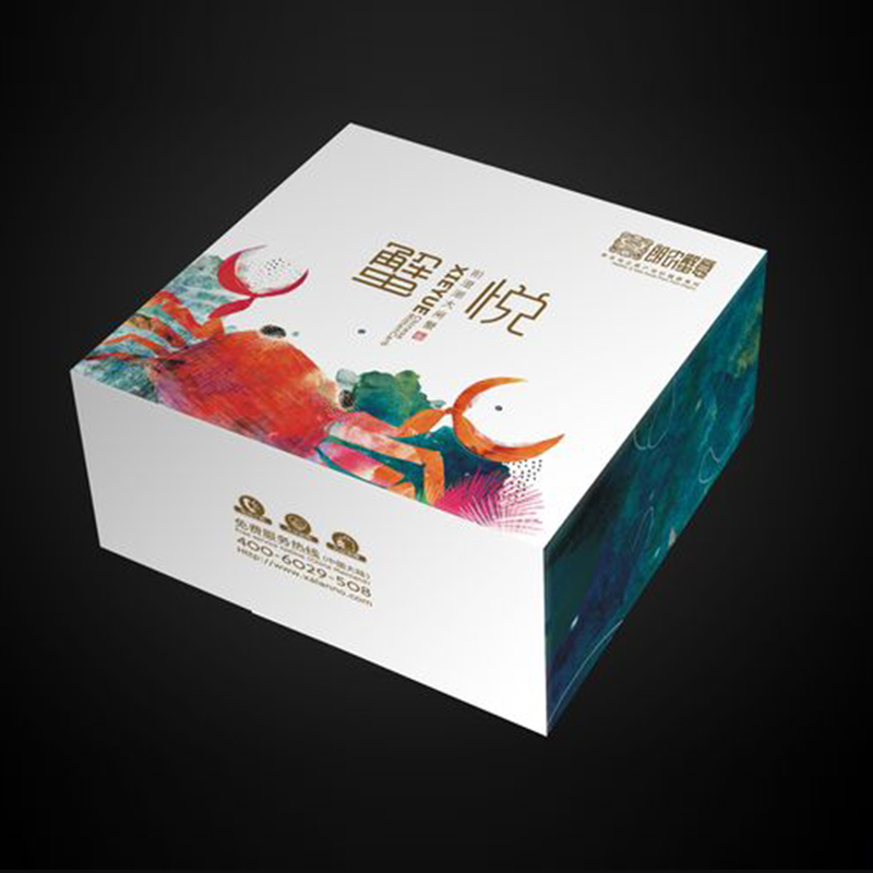 簡(jiǎn)約高檔大閘蟹禮盒設(shè)計(jì)定制