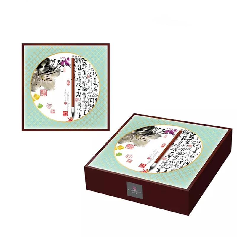 中国风月饼礼盒木盒设计