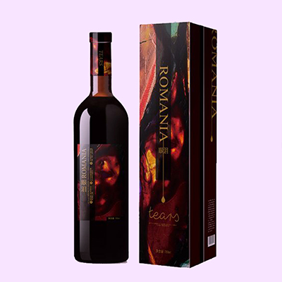 高档红葡萄酒包装设计与礼盒制作