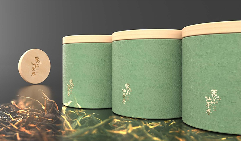 精致圓筒茶葉禮盒包裝|紙罐裝快消茶葉包裝定制