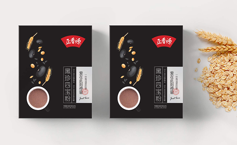 紅豆薏仁粉/黑珍四寶粉食品時(shí)尚禮盒包裝