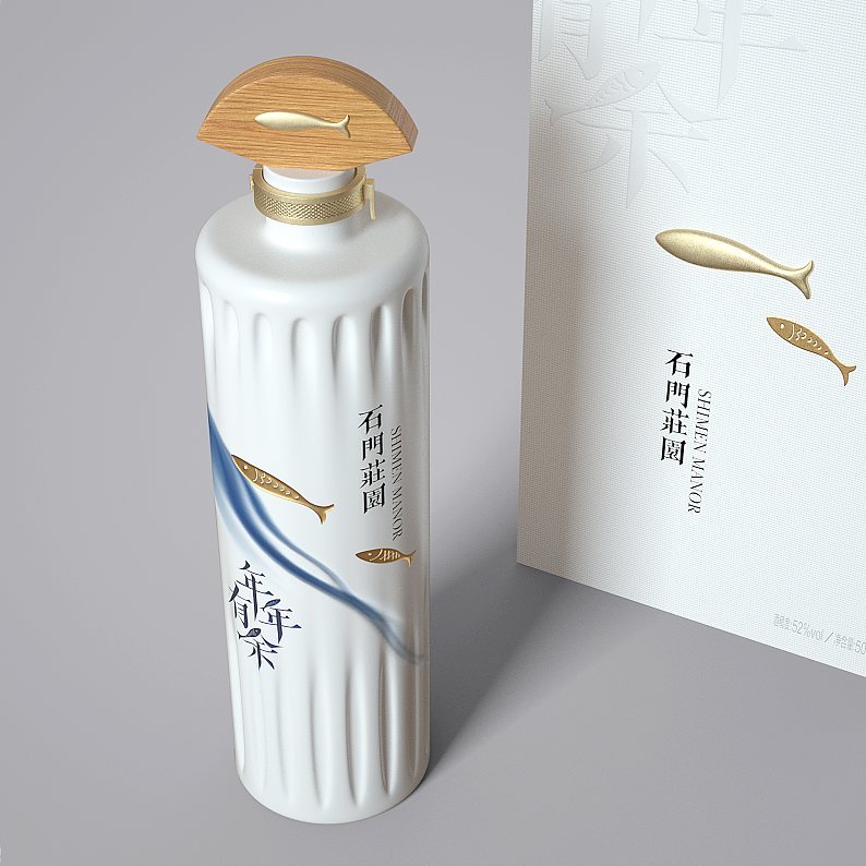 白酒创意中国风礼盒设计