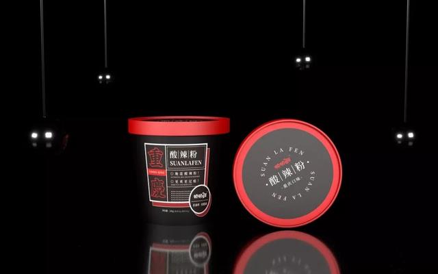 酸辣粉的包装设计很嬉皮,我只要一个人的狂欢