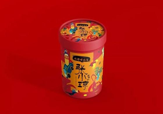 酸辣粉的包装设计很嬉皮,我只要一个人的狂欢