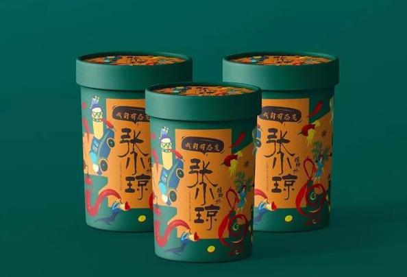 酸辣粉的包装设计很嬉皮,我只要一个人的狂欢