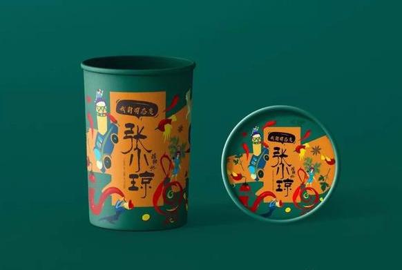酸辣粉的包装设计很嬉皮,我只要一个人的狂欢