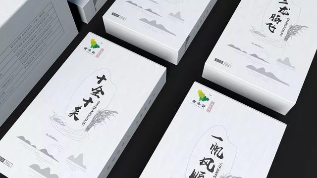 家里常吃的大米變成了禮品，包裝設(shè)計(jì)也是搖身一變