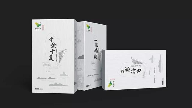 家里常吃的大米變成了禮品，包裝設(shè)計(jì)也是搖身一變