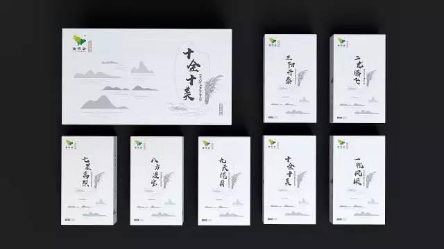 家里常吃的大米變成了禮品，包裝設(shè)計(jì)也是搖身一變