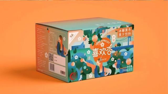 插画风饮料包装设计,这么精致的饮料你舍得喝吗?