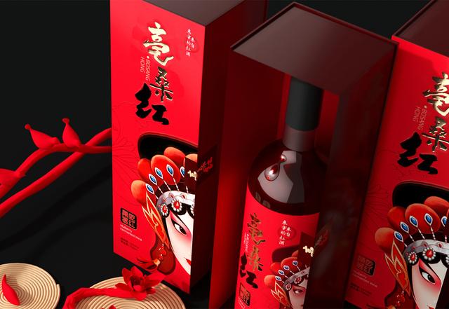 東方的紅酒：京劇臉譜包裝，打造極具東方彩色的特色產(chǎn)品...