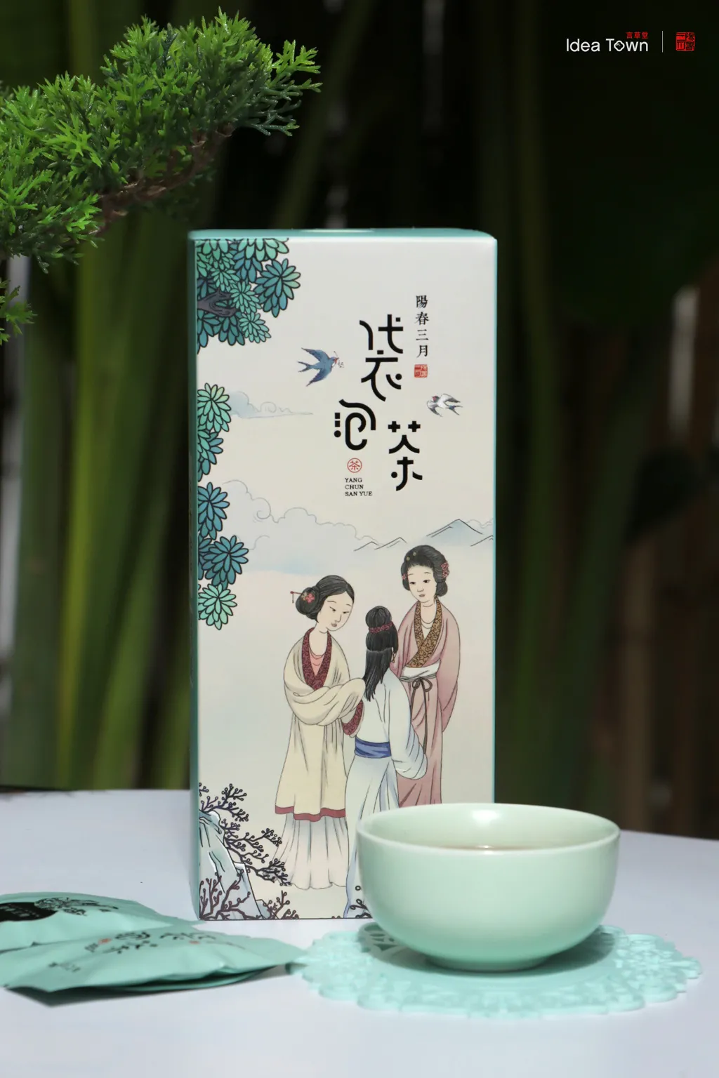 這樣的插畫風(fēng)茶葉包裝設(shè)計(jì)，讓你“品”出精致感