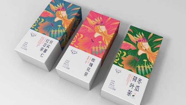 多款風格的茶葉包裝設計，為茶葉代言更為銷量代言