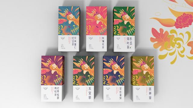 多款風格的茶葉包裝設計，為茶葉代言更為銷量代言