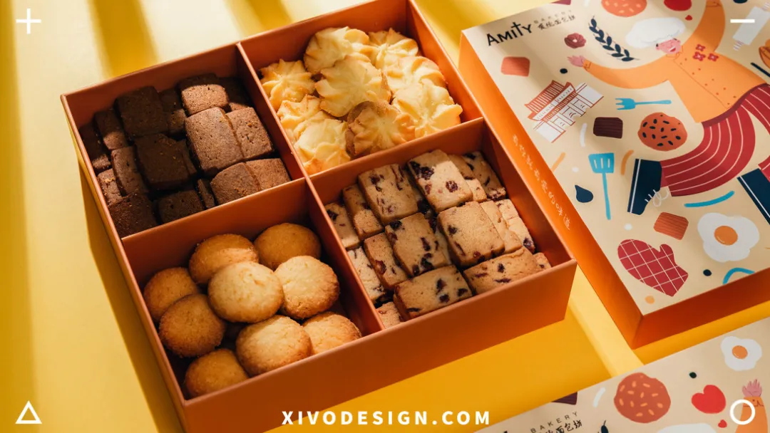 爱心公益曲奇饼礼盒包装设计，体验包装带来的温暖