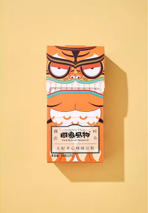 這款綠豆糕包裝設計竟然還能當玩具