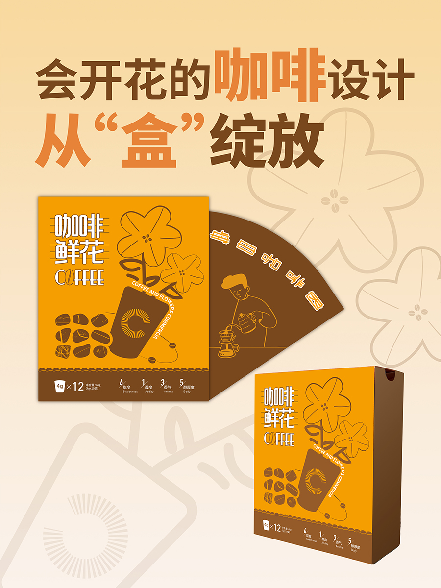 充滿腦洞的咖啡包裝設計，天天綻放好心情 